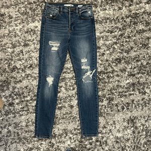 Size 1 high rise skinny ankle jeans